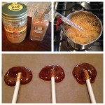 Honey Cinnamon Lollipops