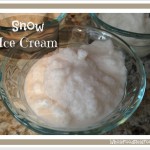 Snow Ice Cream Photo