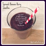 Spinach Banana-Berry Smoothie